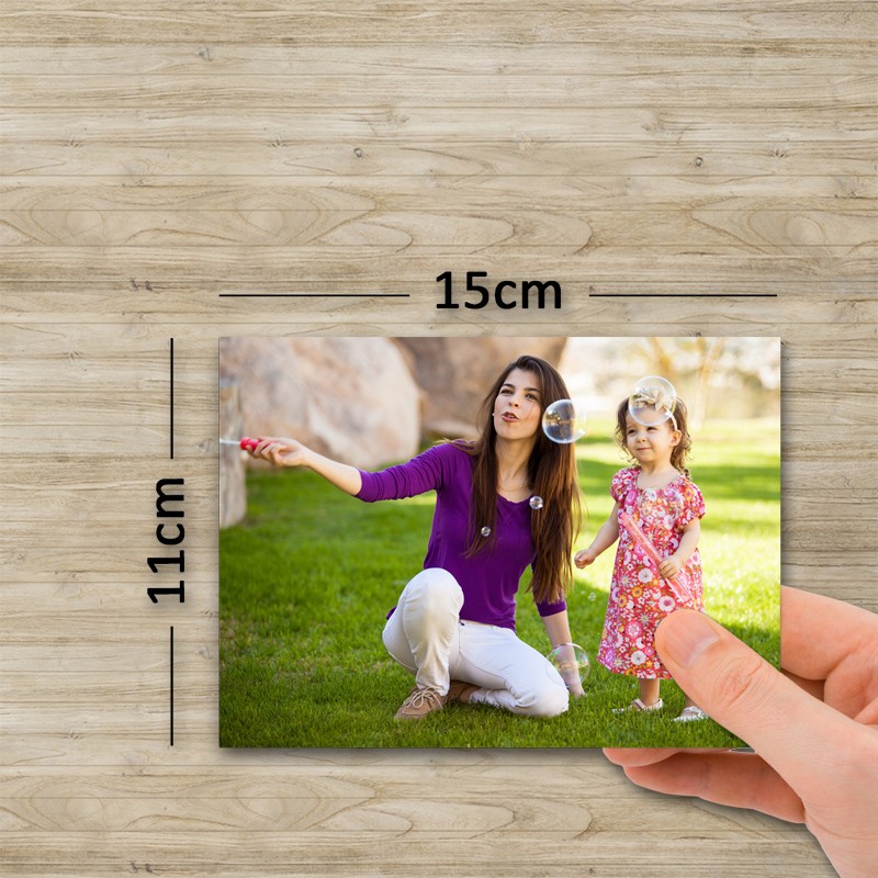 Mini livre photo personnalisable au format 11x15 par