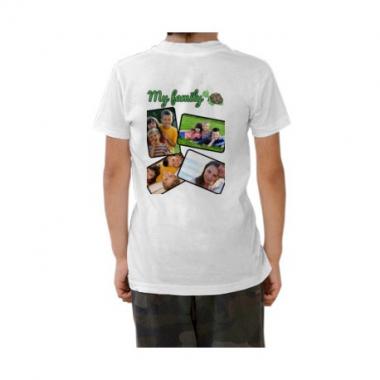 Tee-shirt enfant personnalisé au verso